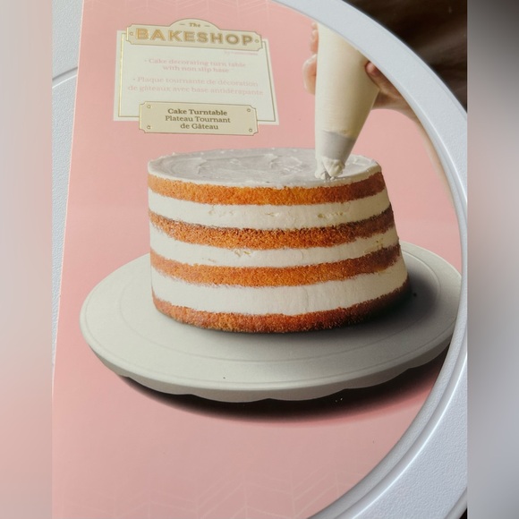 Bakeshop Cake Turntable NEW For Decorating & Display 11" Nonslip Base - Picture 2 of 3